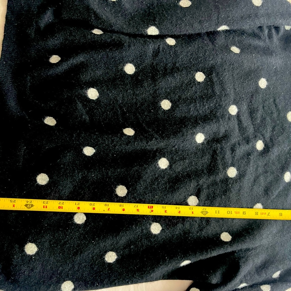Sweater crew neck black with grey dots - Picture 3 of 6